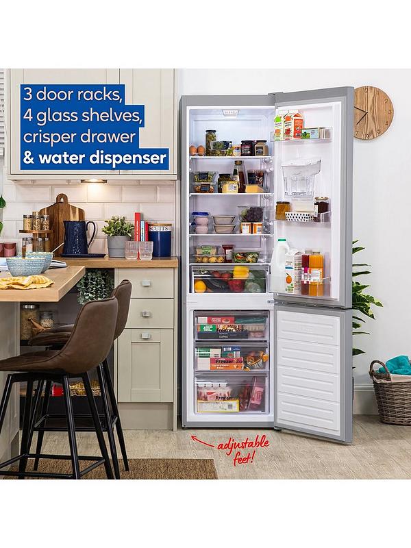 Russell Hobbs RH180FFFF551E1SWD 180X54CM Frost Free Fridge Freezer W/ Water Dispenser - Silver - Image 5